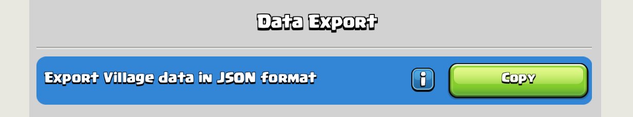 How to export JSON